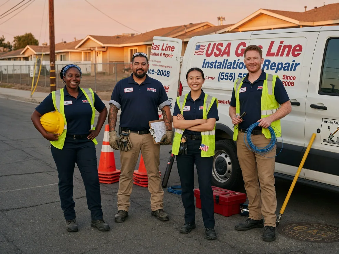 Gas Line Installation company in Roberts, IL